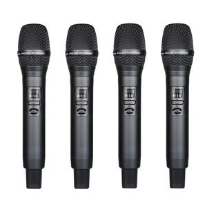 ไมโครโฟนไร้สาย UHF สี่ช่องสัญญาณ 8 เสาอากาศ ระยะ 200 เมตร <span class=keywords><strong>สัญญา</strong></span>ณเสถียร True Diversity - Product Image 2