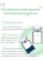 Kit Profesional de Exfoliación Facial con Esponja de Espículas de Zafiro Azul, Microagujas Naturales Bio, Venta al Por Mayor