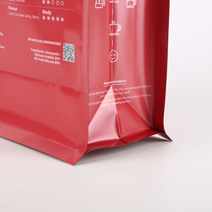 ที่กำหนดเองการพิมพ์ด้านล่างแบนเมล็ดกาแฟบรรจุภัณฑ์ถุงที่มีวาล์วทางเดียว - Product Image 3