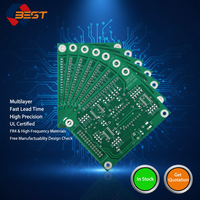 Cartes de circuits imprimés pour onduleurs solaires, finition de surface HASL, conception de circuits imprimés OEM SMT, conception personnalisée de PCB PCBA, matériau FR-4, 1 à 32 couches