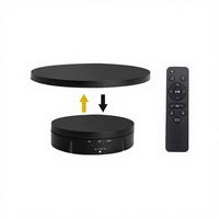 Support rotatif automatique 3 en 1, rond, 15 cm / 18 cm / 22 cm, vitesse réglable, avec télécommande.