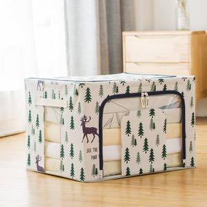 Liquidation pliable Oxford armoire boîte <span class=keywords><strong>de</strong></span> rangement organisateurs multifonctions pour vêtements et <span class=keywords><strong>literie</strong></span> dans le salon - Product Image 3