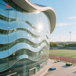 Coût <span class=keywords><strong>de</strong></span> l'aluminium en verre Low-E, système <span class=keywords><strong>de</strong></span> murs rideaux-Prix <span class=keywords><strong>de</strong></span> l'hôtel <span class=keywords><strong>de</strong></span> luxe par m² - Product Image 2