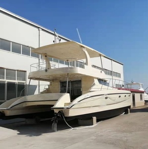 Grandsea 40 pieds Catamaran <span class=keywords><strong>de</strong></span> <span class=keywords><strong>luxe</strong></span> en fibre <span class=keywords><strong>de</strong></span> verre <span class=keywords><strong>Bateau</strong></span> <span class=keywords><strong>de</strong></span> <span class=keywords><strong>plaisance</strong></span> avec moteur intérieur pour le yachting touristique aux Philippines - Product Image 2