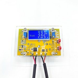 โมดูลแปลงไฟแบบปรับค่าได้กำลังสูง 10A DC |   CV/CC LCD จอแสดงผลคู่โวลต์และแอมป์มิเตอร์ 10A โมดูลพลังงาน DC W831 - Product Image 1