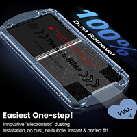 Kit d'installation facile pour téléphone portable, protection d'écran en verre trempé 3D 9H AGC du Japon, transparente comme du cristal, sans bulles, résistante à la saleté