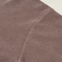 Polo à manches longues en maille gaufrée délavée style vintage personnalisé pour homme, coupe oversize et carrée, streetwear, vierge, en coton thermique 280G