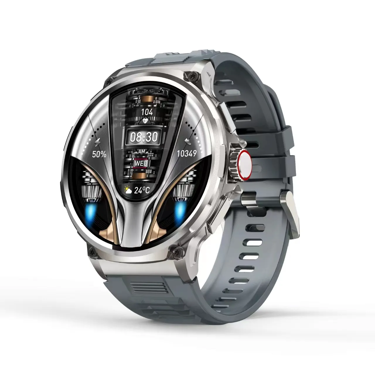 V69 orologio smartwatch chiamata 1.85 pollici display HD sempre sullo schermo 400 + quadranti 710mAh grande batteria impermeabile eloj smart watch