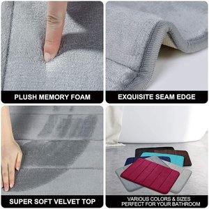 Tappetino da <span class=keywords><strong>Bagno</strong></span> <span class=keywords><strong>Moderno</strong></span> in Tinta Unita, Super Assorbente e Antiscivolo, Morbido <span class=keywords><strong>Tappeto</strong></span> in Memory Foam <span class=keywords><strong>per</strong></span> Camera da Letto e <span class=keywords><strong>Bagno</strong></span> - Product Image 5