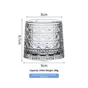 Tazas de Cerveza de Cristal con Cuentas de Colores, Diseño Moderno, Aptas para Lavavajillas y Microondas, Artículos de Bar Artesanales para Entusiastas de las Bebidas y el Whisky - Product Image 6