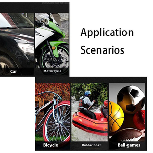 Mini hava kompresörü 12V Mini elektrikli hava şişirme pompası taşınabilir ABS plastik araba lastik oto bisiklet topu lastikler aracı aksesuar için - Product Image 5