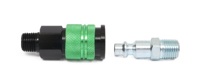 Raccord rapide pneumatique à corps en aluminium de type IM, connexion à 6 points de blocage, 250 PSI, pour machines
