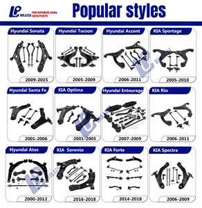 Kit de Suspensión de 14 Piezas con Brazos de Control Inferiores, Rótulas, Barras de Acoplamiento Delanteras y Traseras, y Barras Estabilizadoras para Hyundai ELANTRA <span class=keywords><strong>2007</strong></span>-2010 - Product Image 3