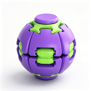 Pelota Antiestrés, Juguete para Aliviar el Estrés, Spinner de Dedos, Mini Portátil para Todas las Edades, 6 Colores, Regalo para Oficina, Viajes, Juguetes - Product Image 5