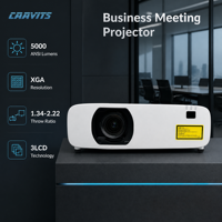 Projecteur laser OEM CAAVITS 5000 lumens XGA 3LCD pour salles de conférence, fabricant de projecteurs professionnels