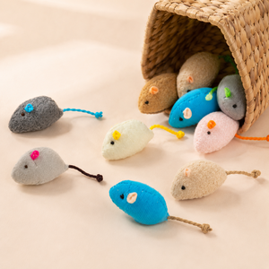 <b>Plush</b> Mouse Contains Catnip Suit Mouse Resistant Scratching and Grinding Teeth <b>Cat</b> Mice Toys for <b>Cat</b> Play - Product Image 5