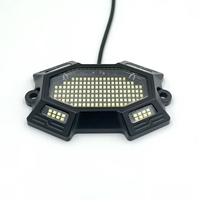 Lampu Sudut Lumina New 184 LED Putih Murni IP68 Tahan Air 12V untuk Truk Off-road, SUV, Sepeda Motor & Kapal