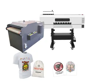 Hot Selling I3200 4270 4 Heads High Resolution Dtf Inkjet Printer Plotter With Suction Table Powder Shaker