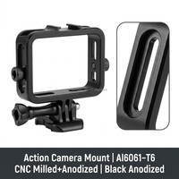 Soporte de Montaje para Sensor LiDAR de Dron de Aluminio CNC, Antivibración, Amortiguación, para Topografía y Mapeo, Piezas Personalizadas OEM para UAV