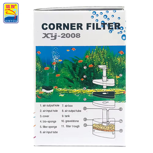 Filtre d'<span class=keywords><strong>aquarium</strong></span> pneumatique écologique multi-couches en plastique Xinyou Modern Corner XY2008 pour usage extérieur <span class=keywords><strong>100L</strong></span> - Product Image 1