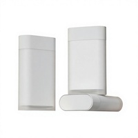 Vente en gros de contenants ovales en plastique PP de 20 g pour bâtonnets de fond de teint, bâtonnets de crème solaire, déodorants, emballages en bouteille