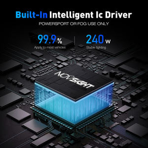Ampoules de voiture Novsight T1 haute performance, économie d'énergie, super lumineuses, 50000Lm, 240W, H4 H7 H11 H13 9005 9006 9012, phares LED - Product Image 6