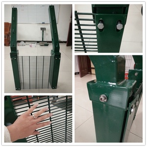 Valla de malla de alambre soldado antirrobo de alta seguridad, alambre de púas para púas, antiescalada, 358 - Product Image 5