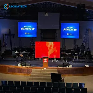 LEGIDATECH 2024 Factory High Quality Indoor HD Fixed Installation Church Background Wall Indoor LED Display