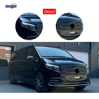 Kit de Carrocería GUGO W447 Estilo Maybach para Mercedes Benz Clase V W447 Vito 2016-2024, Parachoques Delantero y Trasero, Rejilla