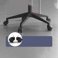 Chaise de bureau ergonomique au design moderne avec support lombaire, chaise pivotante réglable en maille pour l'exportation mondiale, matériau en tissu
