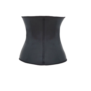 Latex-Taillentrainer für Frauen Bauchkontrolle Reißverschluss Unterbrust-Taillenformer Korsett Sanduhrfigur Körperformer Sport-Gürtel - Product Image 6