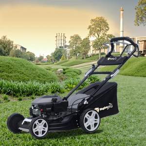 Tondeuse à gazon à essence à faible bruit, <span class=keywords><strong>31</strong></span> kg, 180 cc, moteur 3,6 kW, poussée manuelle, longue durée <span class=keywords><strong>de</strong></span> <span class=keywords><strong>vie</strong></span>, sac à herbe <span class=keywords><strong>de</strong></span> 65 L, certifiée CE - Product Image 1