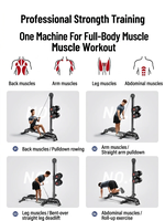 Máquina de Remo Multifuncional Plegable y Ajustable, Equipo de Gimnasio en Casa para Hombres, Pérdida de Grasa y Entrenamiento Muscular