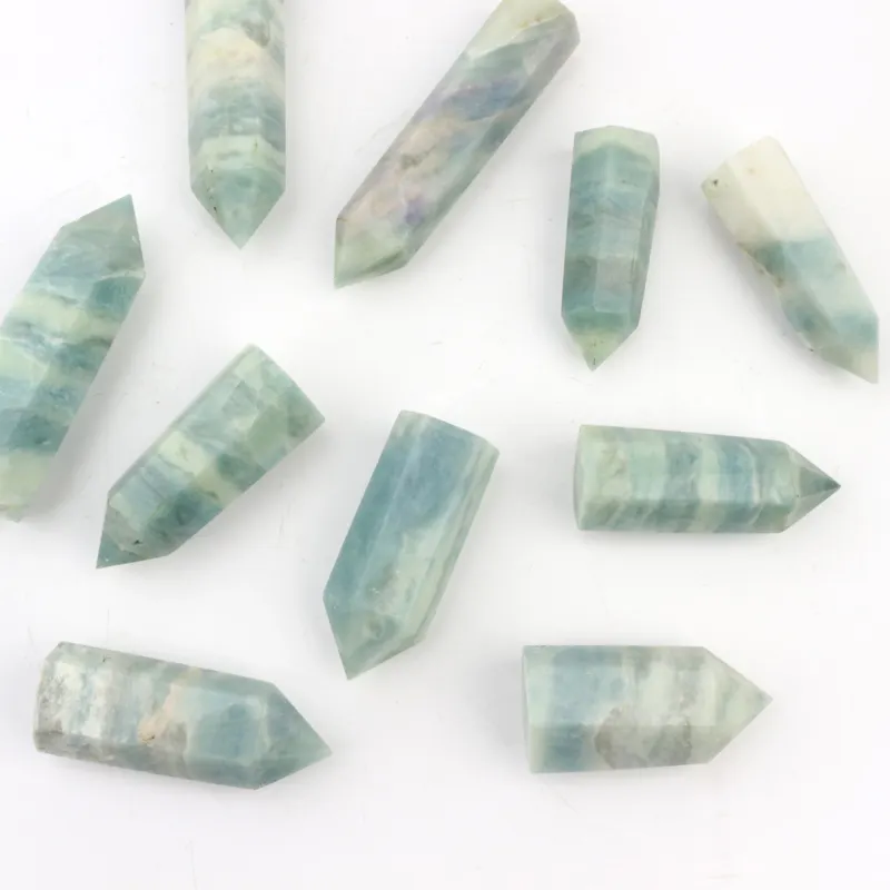 crystals wholesale bulk blue calcite quartz point crystal tower for crystal healing stones