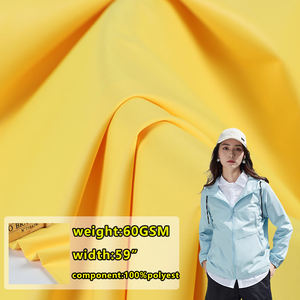 50D Mat Polyester Taffetas Tissu 100% Polyester Teint Motif 24 Heures Livraison Coupe-Vent Pantalon Coton Veste Bagages Doublure - Product Image 1