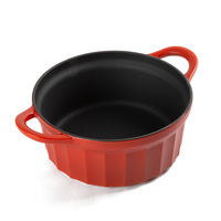 Mcooker 22cm Casserole en fonte émaillée, design moderne, pour petites familles, vente au détail ODM/OEM