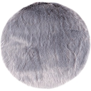 Pink Plush <b>Round</b> Rug 120Cm Soft Floor Mat For Bedroom Living Room Couch Area Cushioned Decorative <b>Carpet</b> - Product Image 5