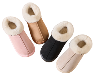 Mujer Otoño Invierno TPR Memory Foam Faux Suede Upper Fluffy Soft Warm Antideslizante Cozy Plush Slip House para interior - Product Image 2