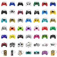 Gantungan kunci GamePad 7 gantungan kunci tokoh kartun gantungan kunci ajaib gantungan kunci lucu cocok untuk tas anak-anak perhiasan kustom grosir