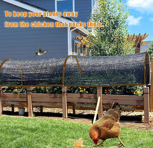 Tela de sombra UV de polietileno HDPE con ojales cubierta de pérgola de lona de malla portátil para plantas de Patio de mascotas jardín patio trasero al aire libre - Product Image 5