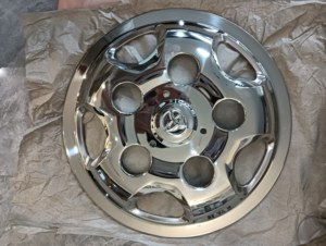 <span class=keywords><strong>Cache</strong></span>-moyeu de roue chromé de 17,5 pouces pour Toyota Coaster Minibus avec <span class=keywords><strong>cache</strong></span>-écrous - Product Image 5