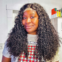 Perruque Bouclée Pixie Cheveux Humains Brésiliens Perruques Sans Colle 5X5 300% Gros Cheveux Naturels Avec Perruques Frontales Full Lace HD Pour Femmes