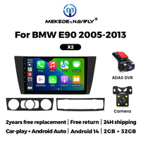 MEKEDE 4 cœurs 2+32 Go Android 14 Autoradio Car-play Navigation FM Écran IPS 1024*600 pour BMW E90 2005-2013