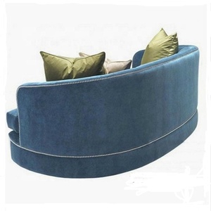 Canapé d'angle en <span class=keywords><strong>L</strong></span> pour salon, en tissu lin gris clair, ensemble de canapés modulaires, idéal pour hall d'hôtel - Product Image 2