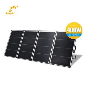 CE Certification 400W Outdoor Portable Foldable Solar Panels Solar Panels Portable Folding Solar Panel Portable