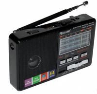 Golon Senter Portabel Dapat Diisi Ulang Mp3 Usb Fm Am Sw1-6 8 Band Radio