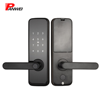 Sistema de Software DE GESTIÓN TTLock para puerta de Hotel, cerradura Digital biométrica con huella dactilar, llave de tarjeta Rfid, cerradura inteligente