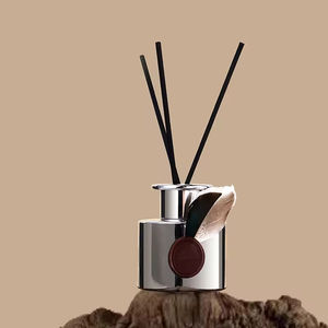 Diffuseur d'huiles essentielles en verre et rotin Aikun, style européen, luxe léger, sans flamme, écologique, parfum longue durée, aromathérapie pour la maison - Product Image 2