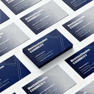 Cartes professionnelles personnalisées avec logo imprimé, cartes noires CR80, finition mate, vernis UV localisé, cartes cadeaux VIP, cartes de remerciement, papier artistique gaufré - Product Image 3