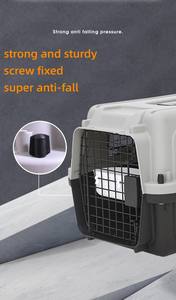 Sac à dos de transport pour animaux de compagnie de luxe approuvé extensible pour <span class=keywords><strong>chien</strong></span> chat Cage de voyage TSA Comfort Durable - Product Image 5